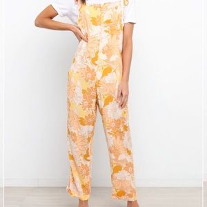 Petal + Pup Jaliter Orange Jumpsuit, Size M